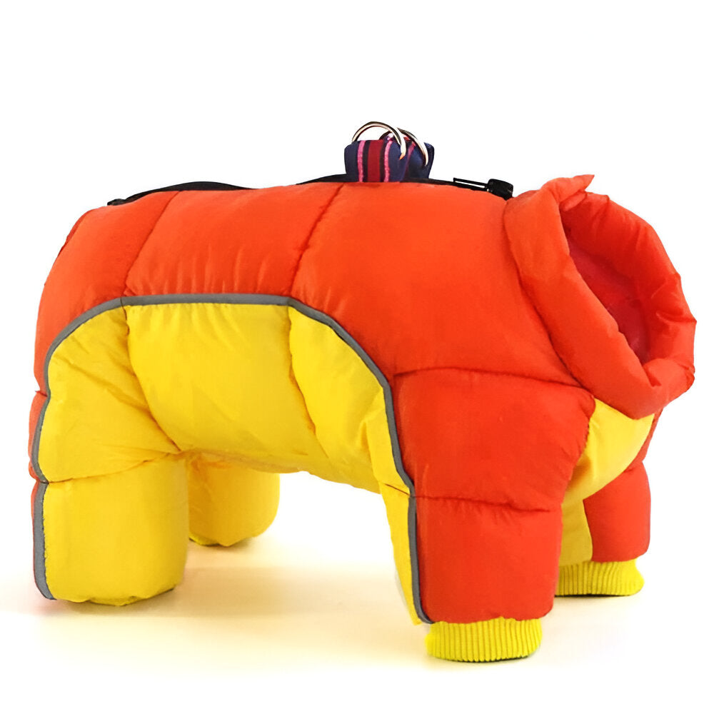 Hendrano™ Water-Resistant Dog Parka with Reflective Strip for Winter Walks