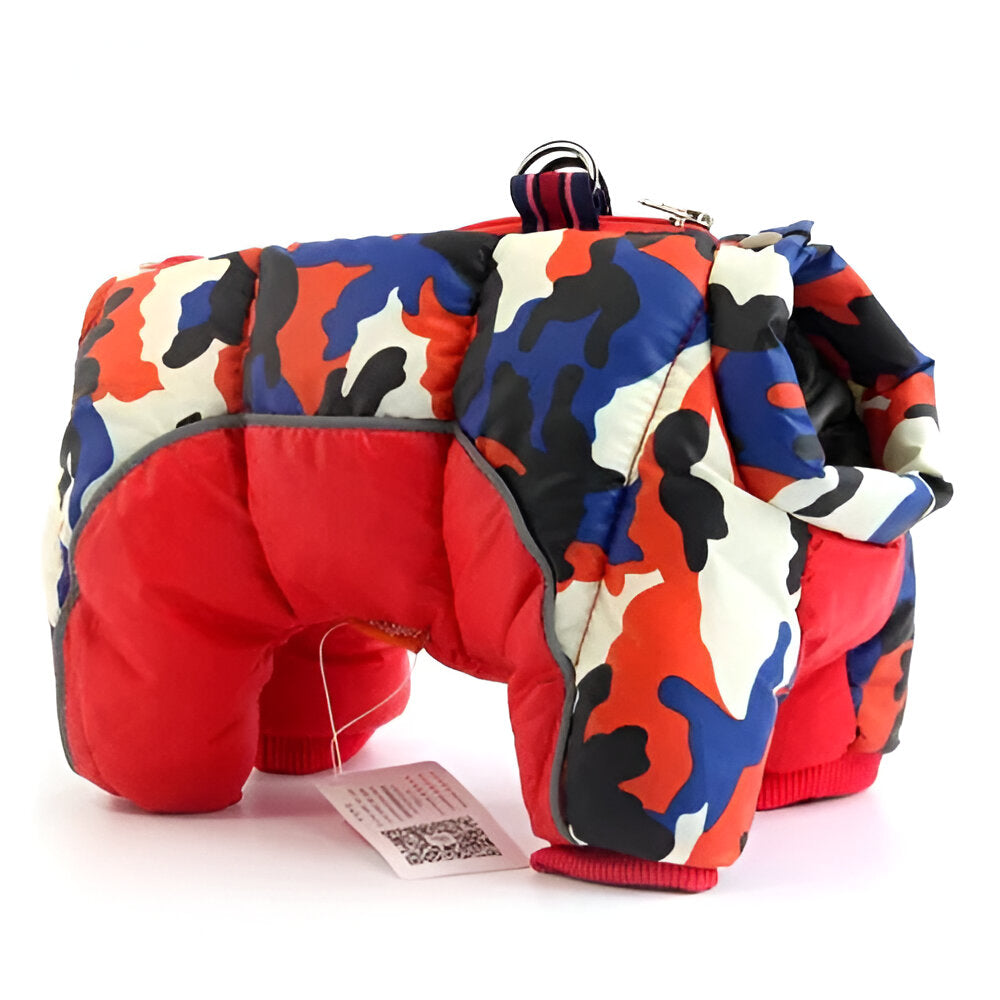 Hendrano™ Water-Resistant Dog Parka with Reflective Strip for Winter Walks
