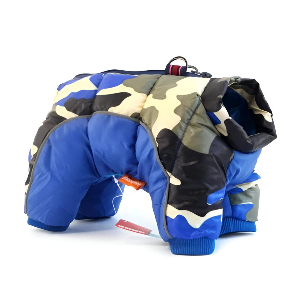 Hendrano™ Water-Resistant Dog Parka with Reflective Strip for Winter Walks