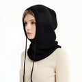 Hendrano™ Cashmere-Feel Knit Hood Hat with Adjustable Drawstring
