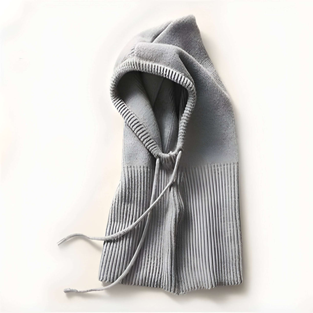 Hendrano™ Cashmere-Feel Knit Hood Hat with Adjustable Drawstring