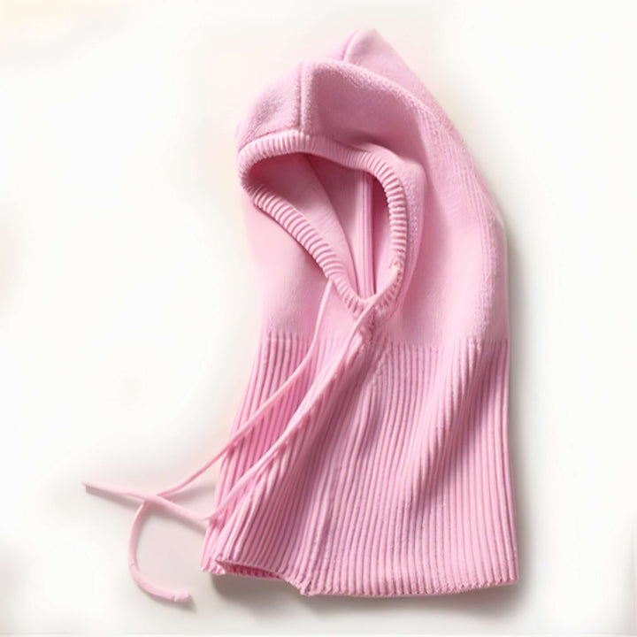 Hendrano™ Cashmere-Feel Knit Hood Hat with Adjustable Drawstring