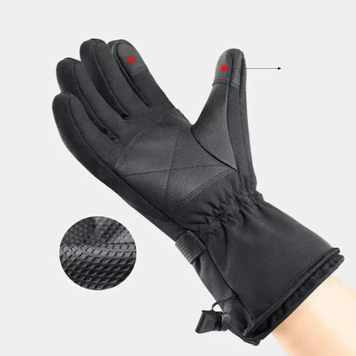 Hendrano™ Heated Motorcycle Gloves with Touchscreen Fingertips