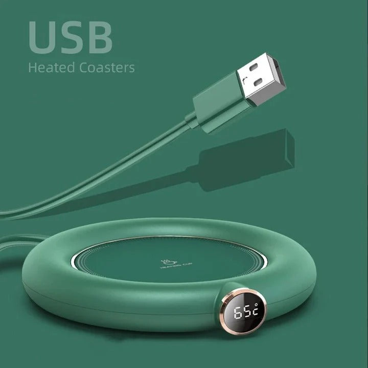 Hendrano™ USB Mug Warmer with Digital Display and 3 Heat Settings