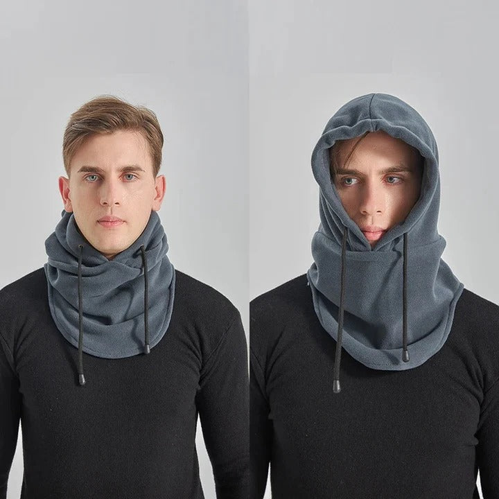 Polar Fleece Balaclava Ski Mask with Adjustable Drawstring