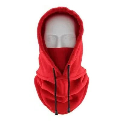 Polar Fleece Balaclava Ski Mask with Adjustable Drawstring