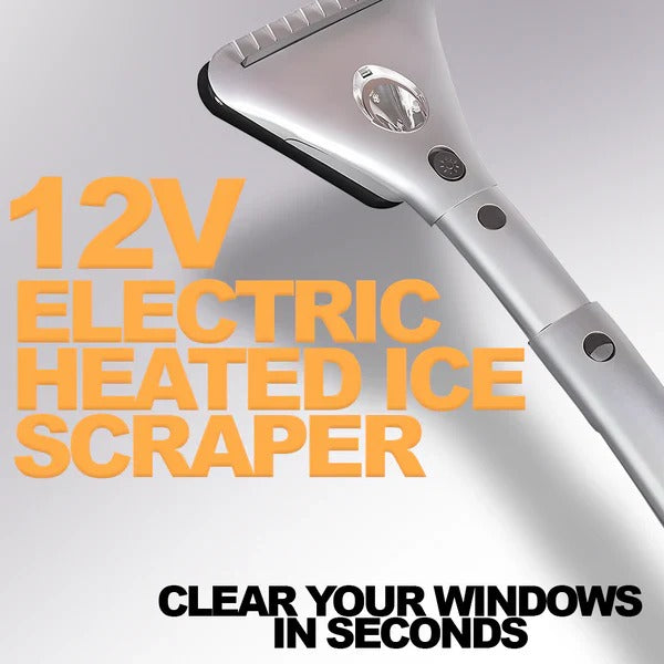 Hendrano™ Electric Heated Windshield Ice Scraper with LED Light