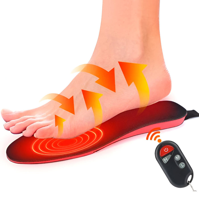Hendrano™ Ultra-Thin Rechargeable Heated Insoles with Remote