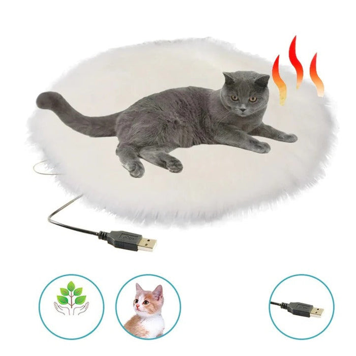 Hendrano™ USB Heated Pet Pad with Steady All-Night Warmth