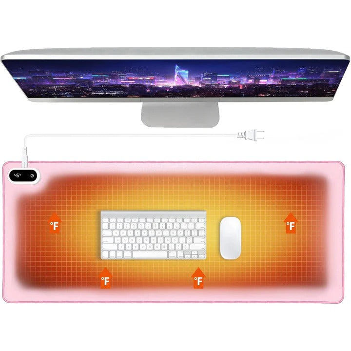 Hendrano™ Heated Desk Pad for Keyboard and Mouse with 5 Settings