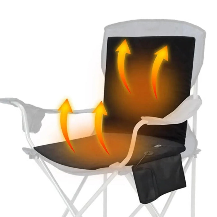 Hendrano™ Portable Heated Stadium Seat Cushion with 3 Heat Levels