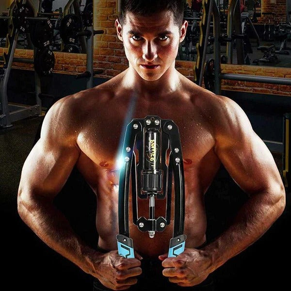 Hydraulic Chest and Arm Exerciser with 20 Resistance Levels