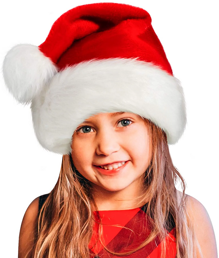 Hendrano™ Light-Up Santa Hat with Color-Changing LED Reindeer and Snowman