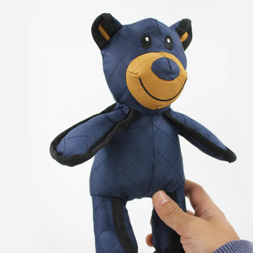 Tough Squeaky Plush Dog Toy for Aggressive Chewers