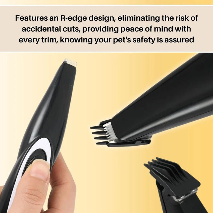 Hendrano™ Quiet Cordless Pet Grooming Trimmer for Stress-Free Grooming