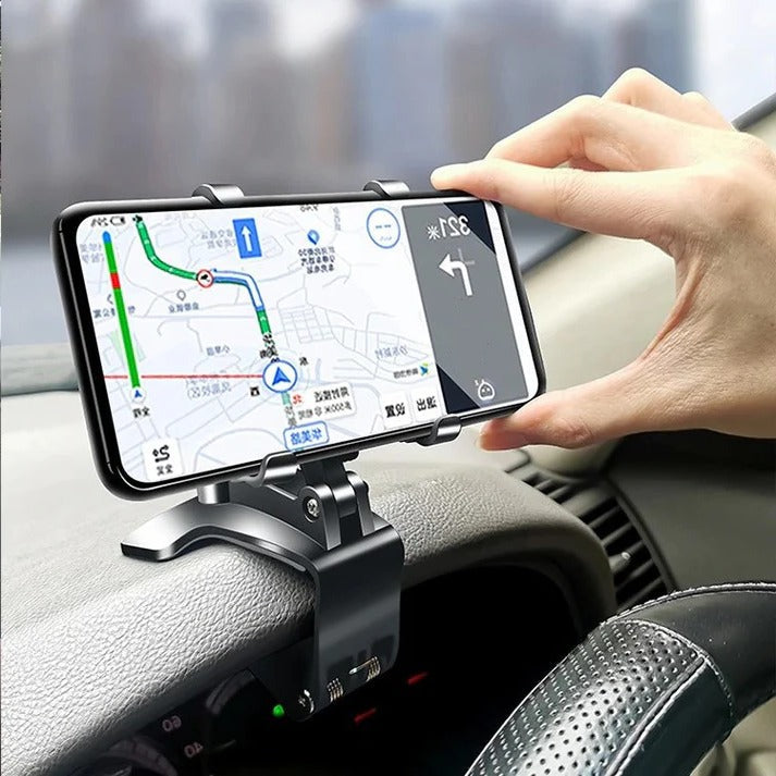 Hendrano™ Universal Car Phone Mount with 360° Rotation and Strong Grip