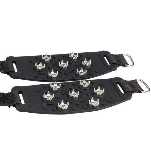 Adjustable Ice Cleats for Shoes and Boots – 7 Steel Spikes