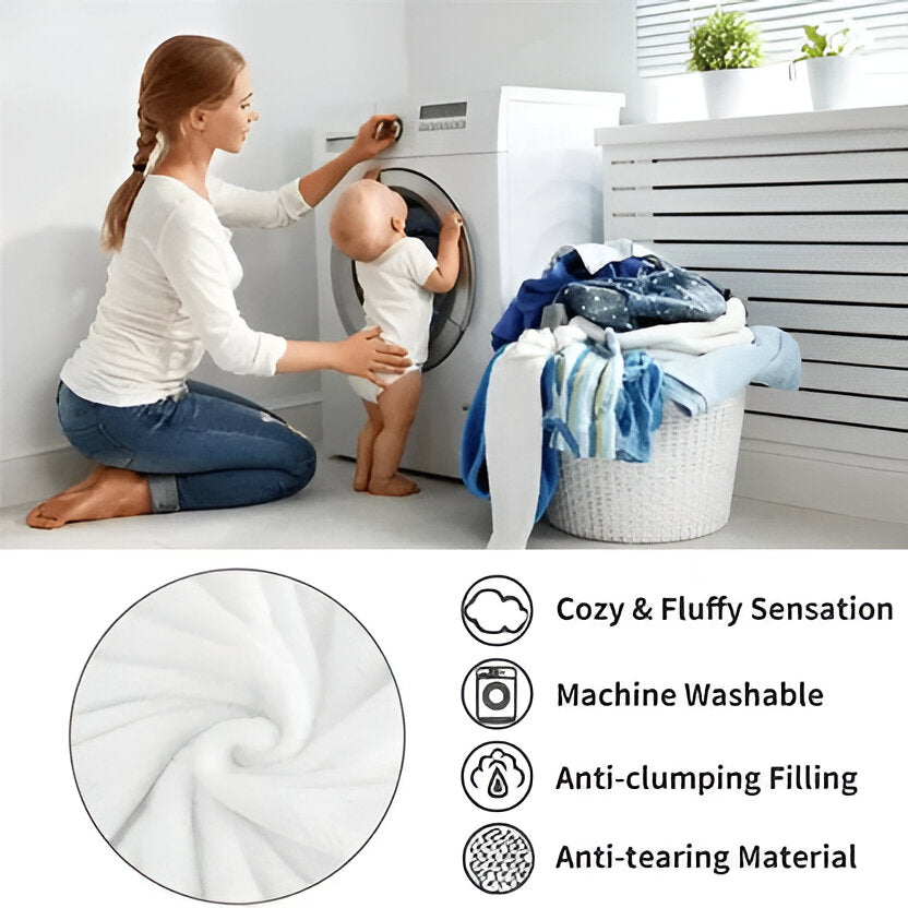 Soft Plush All-Season Blanket with a Minimal, Elegant Look