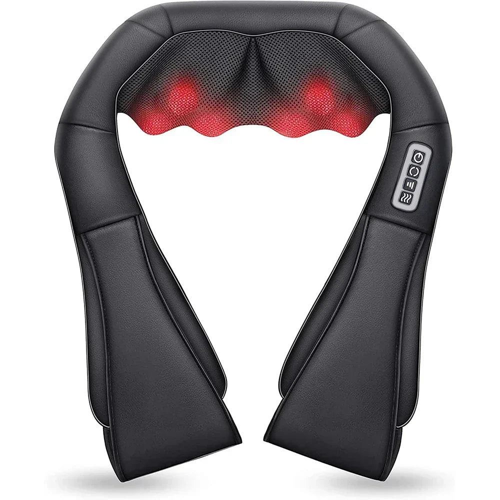 Hendrano™ Shiatsu Neck and Back Massage Pillow with Soothing Heat
