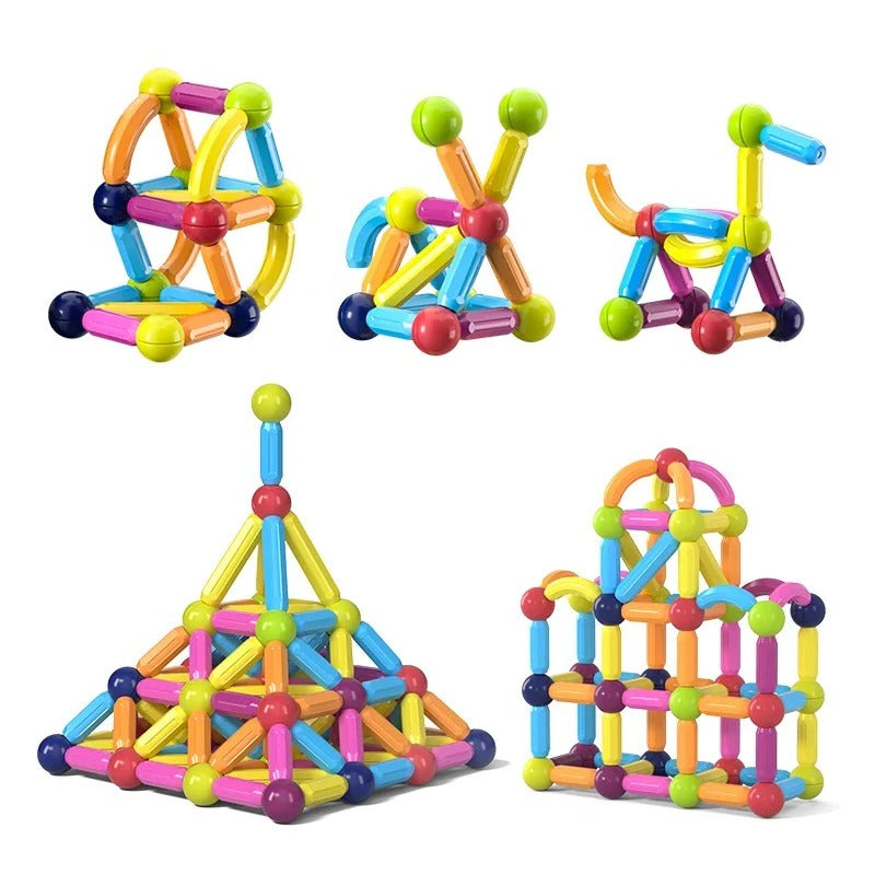 Magnetic Building Blocks STEM Toy for Kids, 38 Pieces