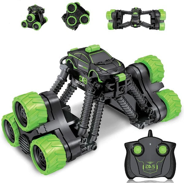 Kids Remote Control Stunt Car with 360° Spin and Six Wheels
