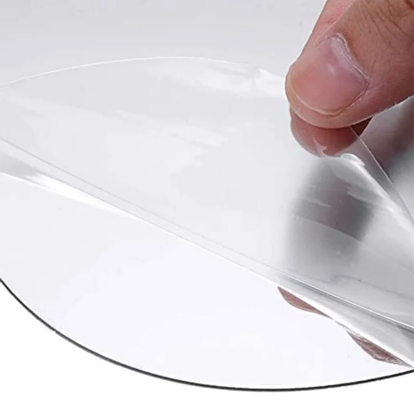 Self-Adhesive Oval Mirror in Shatterproof Acrylic, No Drilling