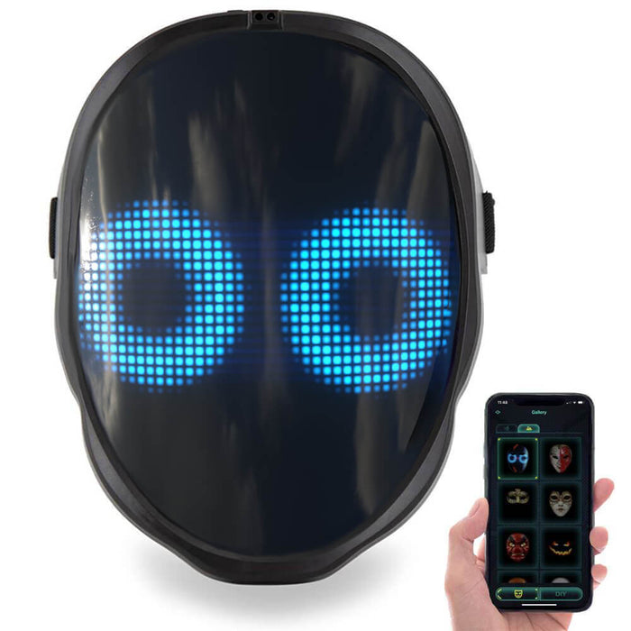Hendrano™ Light-Up LED Smart Mask with Face-Changing Effects