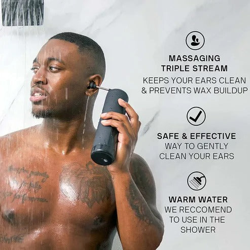 Rechargeable Ear Cleaning Irrigation Tool with 3 Pressure Settings