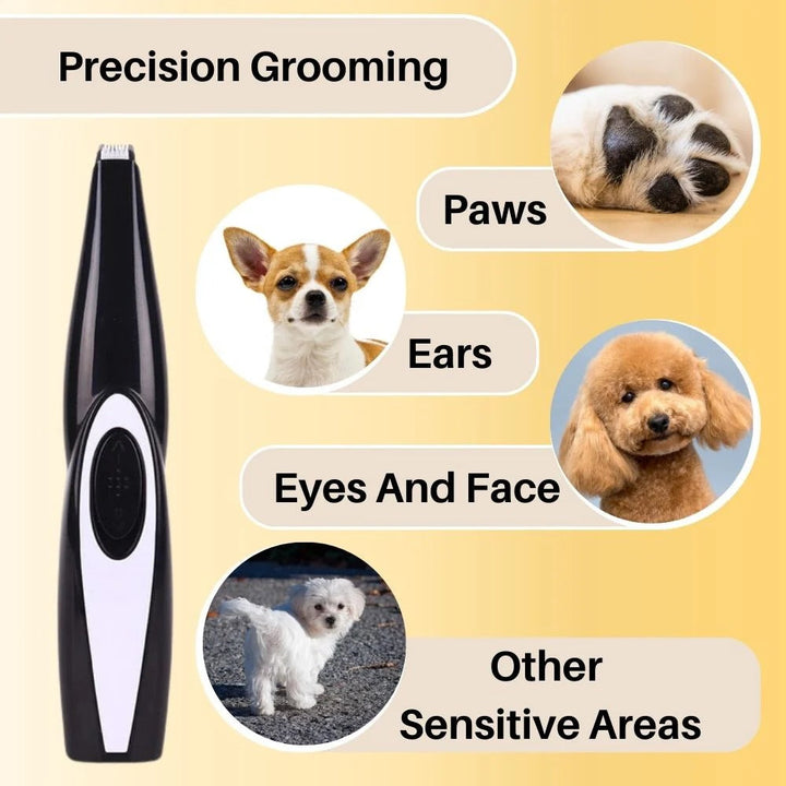 Hendrano™ Quiet Cordless Pet Grooming Trimmer for Stress-Free Grooming
