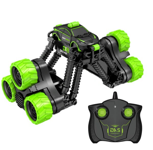 Kids Remote Control Stunt Car with 360° Spin and Six Wheels
