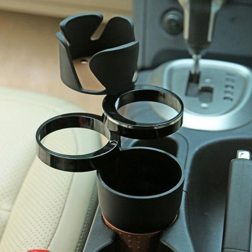 Hendrano™ Car Cup Holder Organizer with Anti-Slip Phone Pad