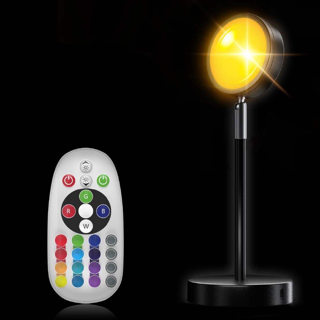 Smart Sunset Projection Lamp with App Control and Millions of Colors