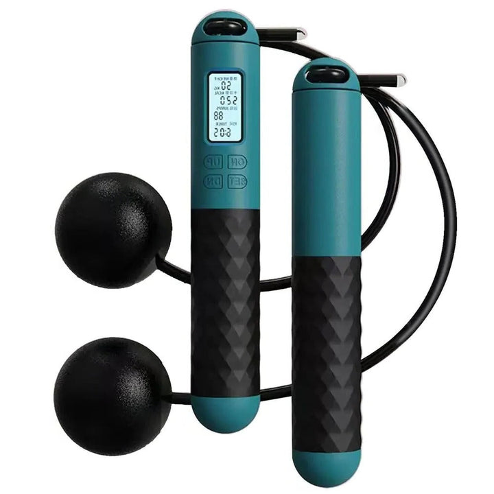 Cordless Weighted Jump Rope with Digital Counter