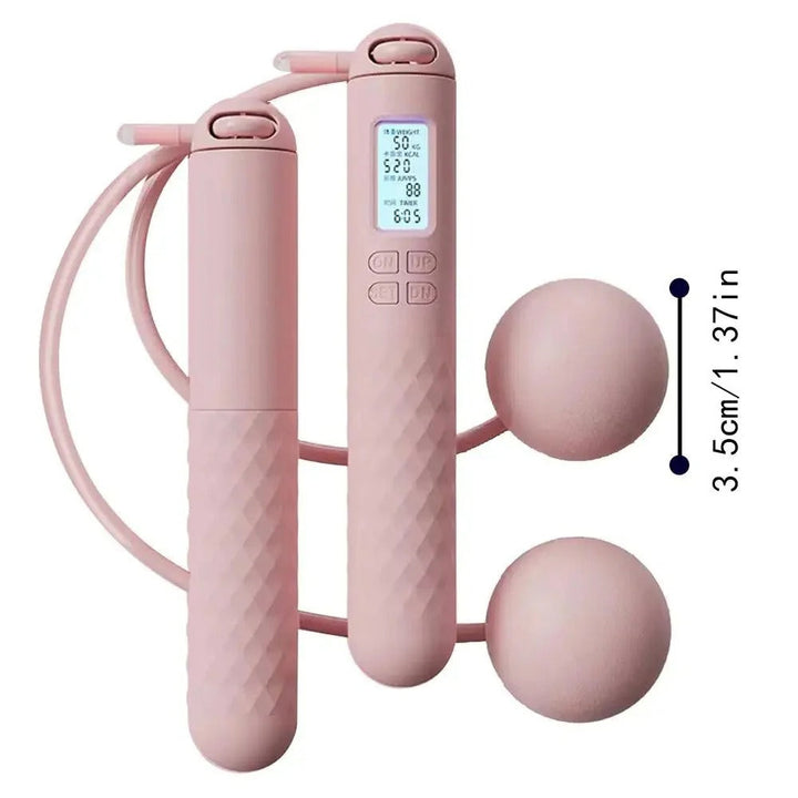 Cordless Weighted Jump Rope with Digital Counter