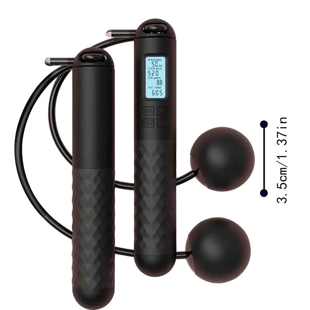 Cordless Weighted Jump Rope with Digital Counter