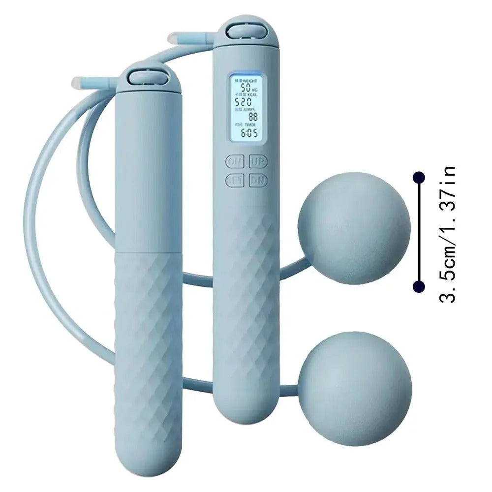 Cordless Weighted Jump Rope with Digital Counter