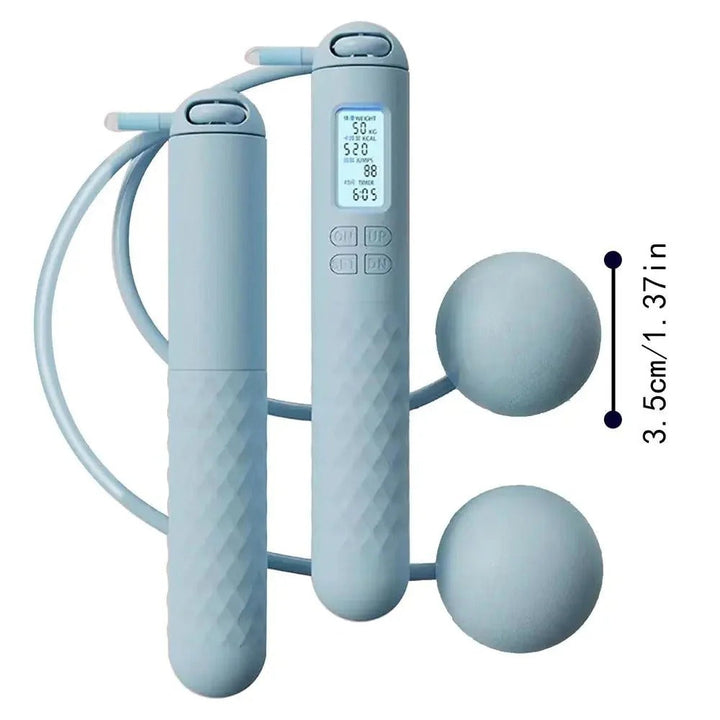 Cordless Weighted Jump Rope with Digital Counter