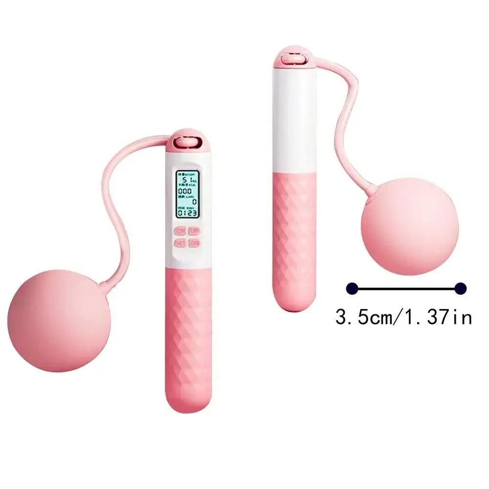Cordless Weighted Jump Rope with Digital Counter
