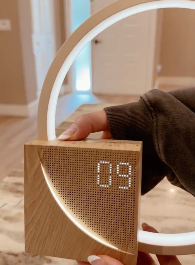 Hendrano™ Scandi Sunrise Alarm Clock with FM Radio and USB Charging