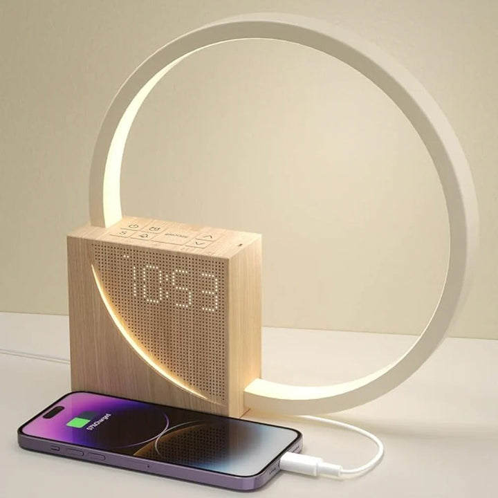 Hendrano™ Scandi Sunrise Alarm Clock with FM Radio and USB Charging