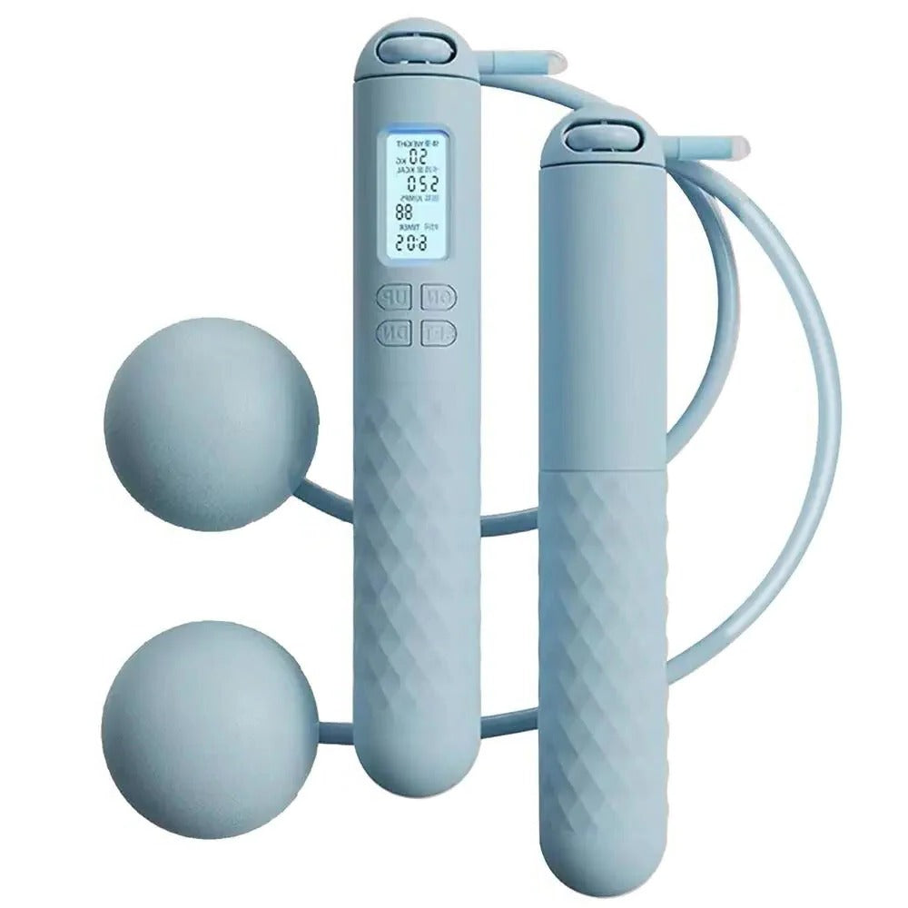 Cordless Weighted Jump Rope with Digital Counter
