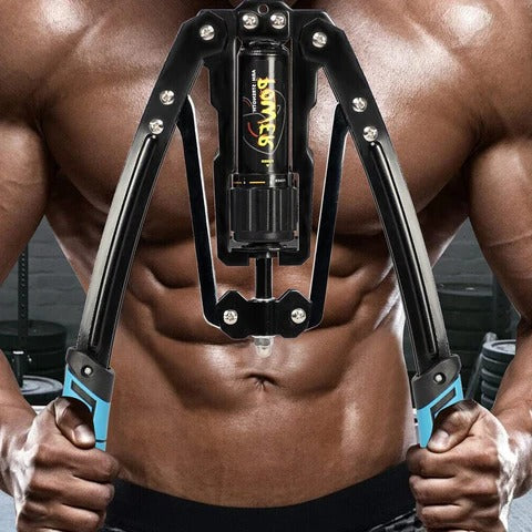 Hydraulic Chest and Arm Exerciser with 20 Resistance Levels