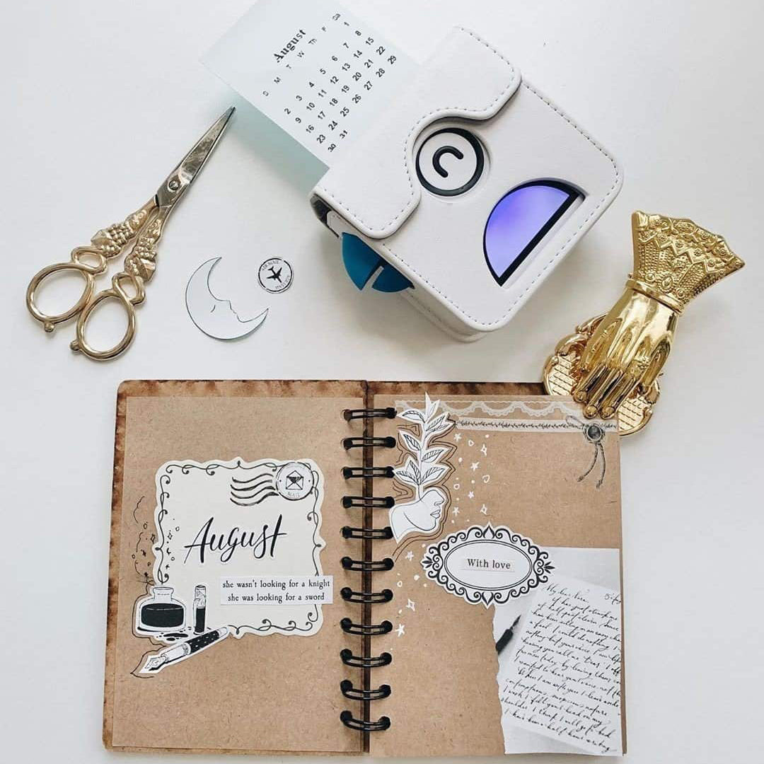 Pocket Inkless Printer for Phone Photos via Bluetooth