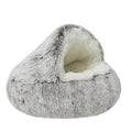 Hendrano™ Calming Cave Dog Bed with Cozy Covered Nest Design
