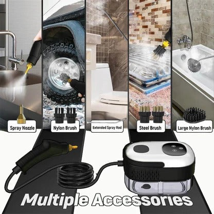 Handheld High-Pressure Steam Cleaner with 6 Power Settings