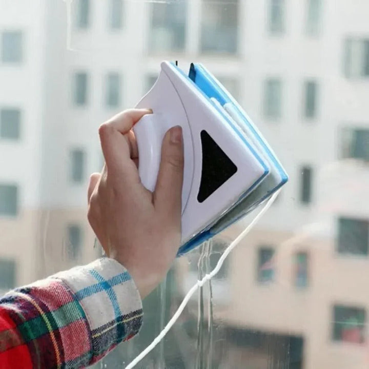Dual-Sided Magnetic Window Cleaner for Hard-to-Reach Windows