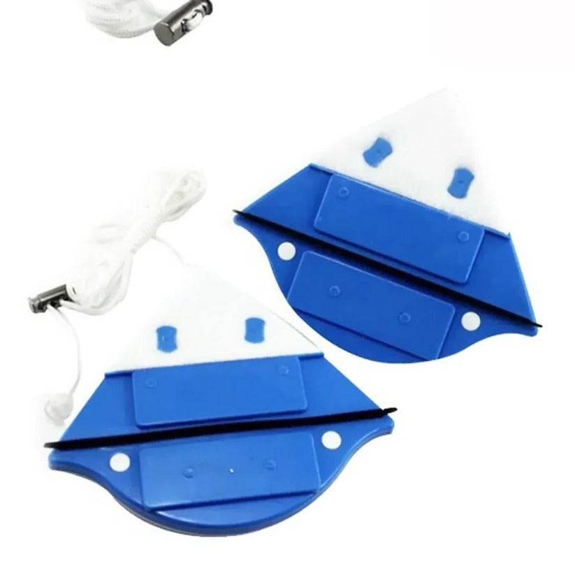 Dual-Sided Magnetic Window Cleaner for Hard-to-Reach Windows