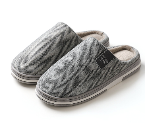 Hendrano™ Men's Plush-Lined House Slippers with Anti-Slip Sole