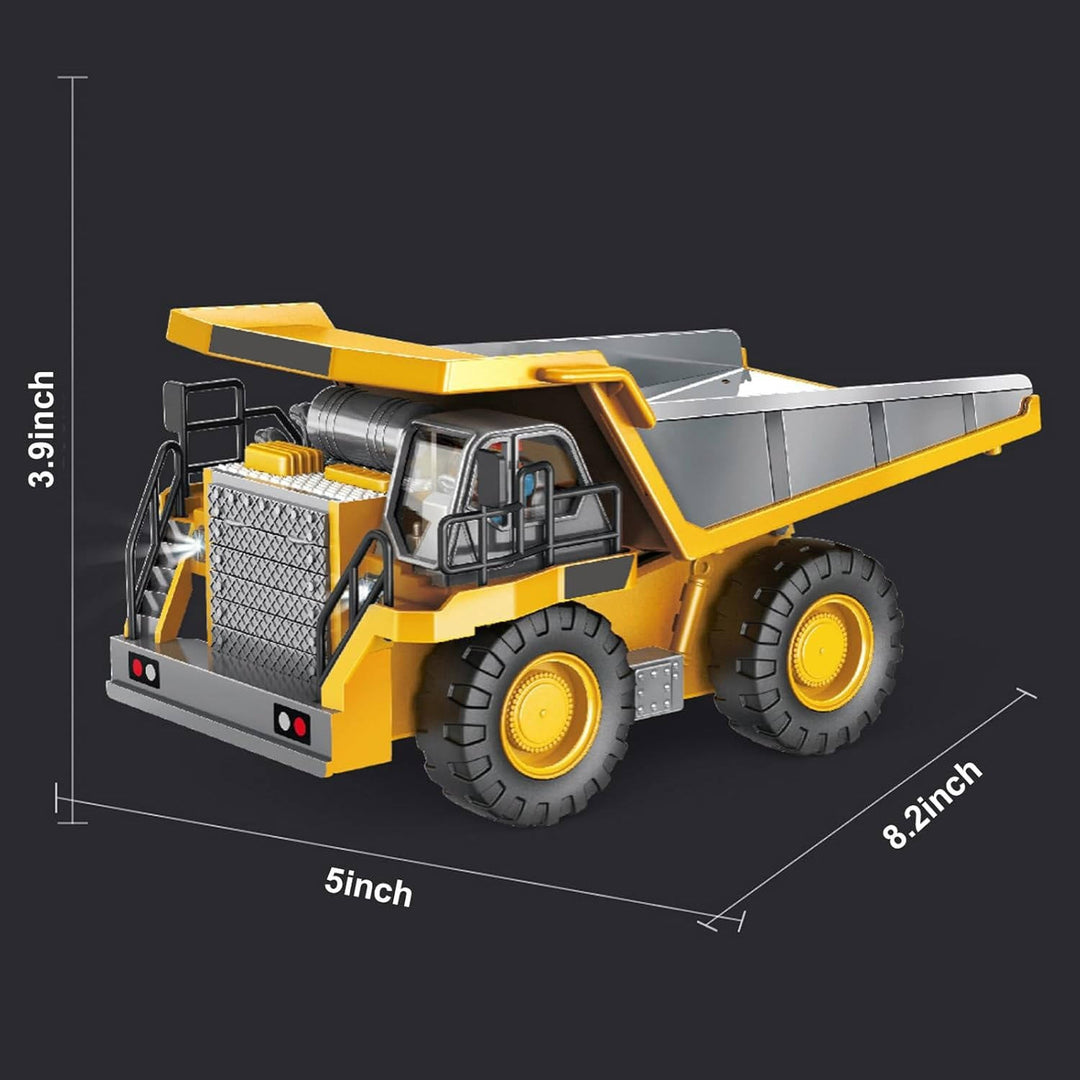 Remote Control Excavator with Metal Tools and 360° Rotation
