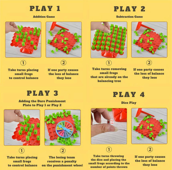 Frog Balance Math Game for Kids – Counting &amp; Stacking STEM Toy